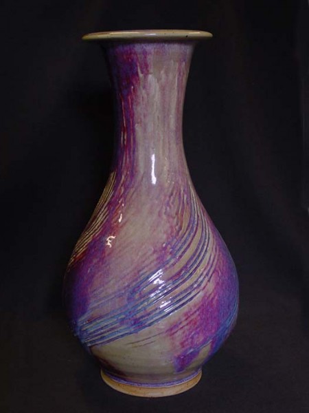 19" high vase
