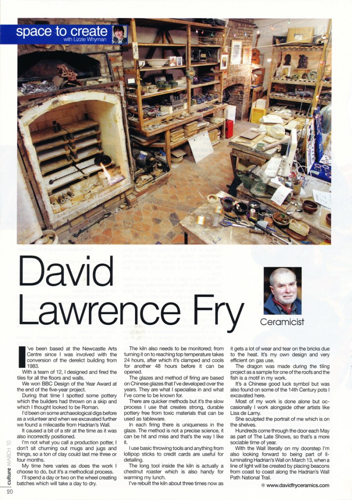 David Fry's Studio