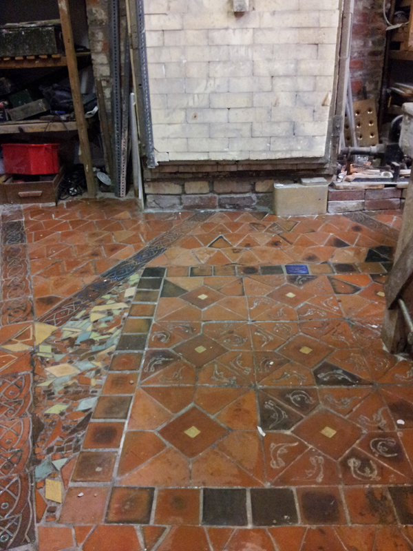 my pottery studio floor