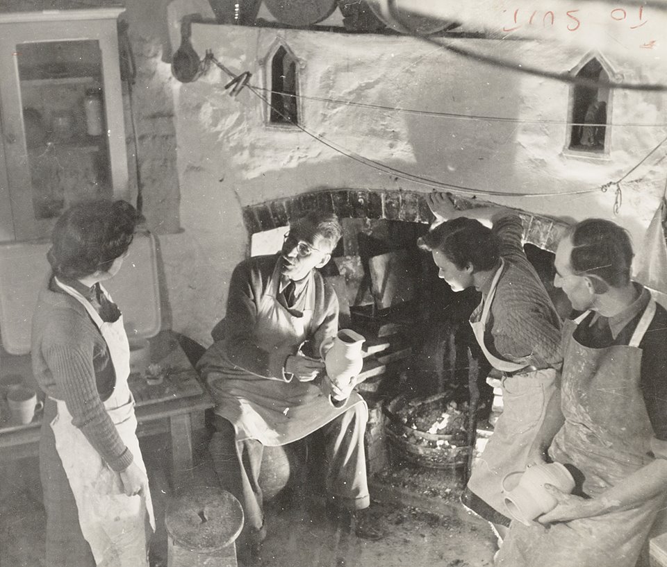 Bernard Leach fireplace 1946